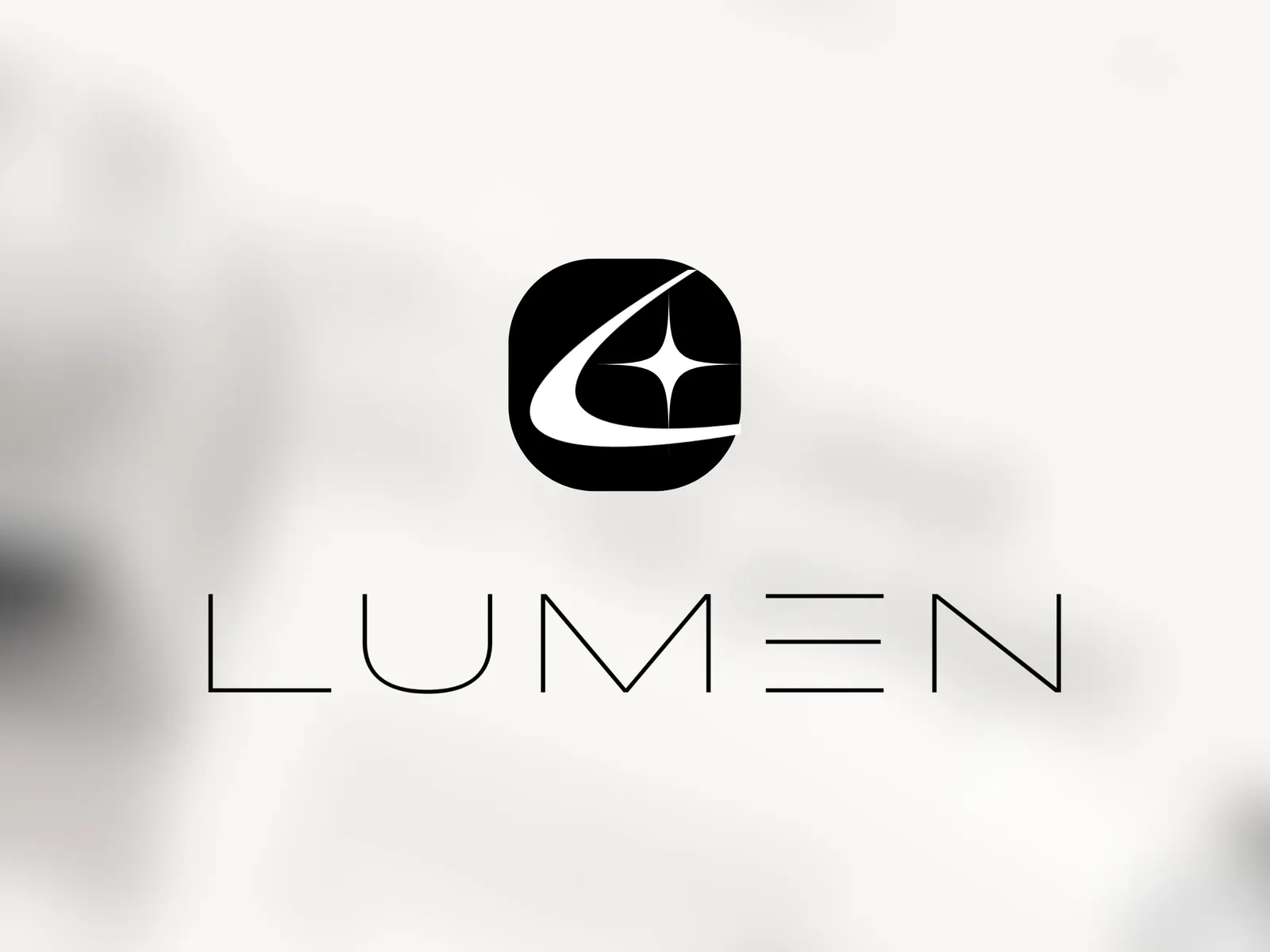 The Lumen logo, a lens and four-point star above the LUMEN wordmark